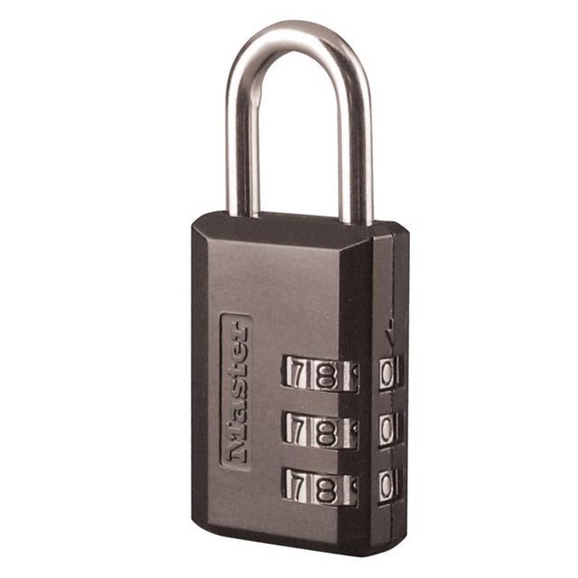 Master Lock 1-3/16 in. W Steel 3-Dial Combination Luggage Lock