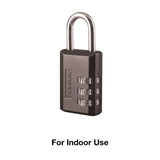 Master Lock 1-3/16 in. W Steel 3-Dial Combination Luggage Lock