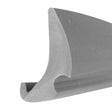 Make-2-Fit P 7777 Glass Glazing Spline, 0.19 in W, 0.47 in Thick, 200 ft L, Vinyl, Gray
