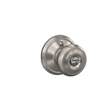 Schlage Georgian Satin Nickel Entry Lockset 1-3/4 in., Pack of 4