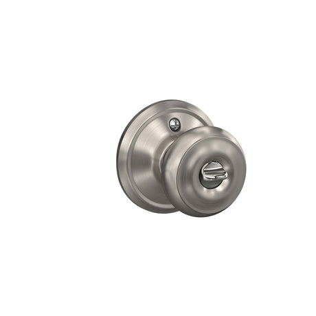 Schlage Georgian Satin Nickel Entry Lockset 1-3/4 in., Pack of 4