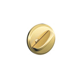 Schlage B-Series Bright Brass Brass Single Cylinder Deadbolt, Pack of 4