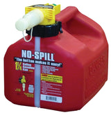 No-Spill 1415 Can, 1.25 gal, Plastic, Red