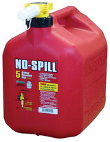 No-Spill 1460 Can, 5 gal, Plastic, Red