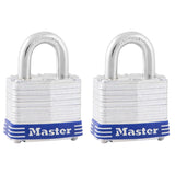 Master Lock 1-5/16 in. H X 1-9/16 in. W Laminated Steel Double Locking Exterior Padlock