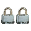 Master Lock 15/16 in. H X 13/16 in. W X 1-1/2 in. L Steel Warded Locking Warded Padlock