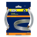 Hillman 50142 Utility Wire, 100 ft L, 14 ga Gauge, Steel, Galvanized, Pack of 8