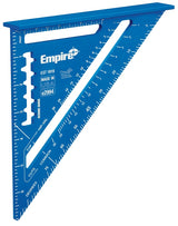 Empire SCRIBE-GUIDE Series E2994 Rafter Square, Inch Graduation, Aluminum, 7 in L, 7-1/4 in W
