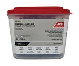 Ace No. 6 wire X 1-5/8 in. L Phillips Self-Tapping Drywall Screws 5 lb 1008 pk
