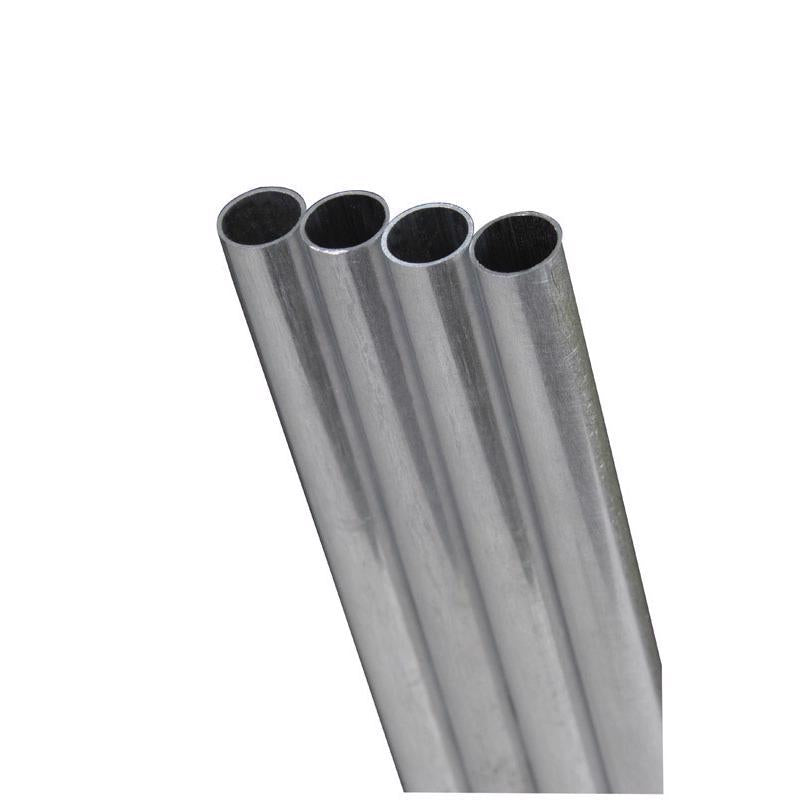 K&S 1/4 in. D X 12 in. L Round Aluminum Tube
