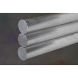 K&S 12 in. L X 3/16 in. D Aluminum Rod 1 pk