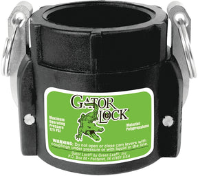 Green Leaf D Series 150D/GLP150DNL Cam Lever Coupling, 1-1/2 in, Female x FNPT, Glass Filled Polypropylene