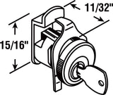 Prime-Line Brushed Nickel Steel Clockwise Mailbox Lock For Florence 2