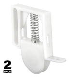 Prime-Line B 529 Roller Assembly, 1 in Dia Roller, 1/4 in W Roller, Polyethylene Roller, Concave Roller, 3/8 in W
