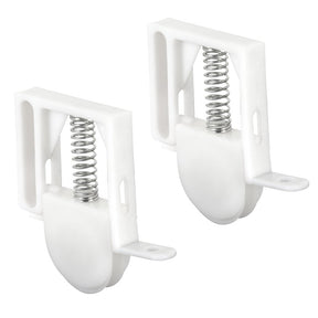 Prime-Line B 529 Roller Assembly, 1 in Dia Roller, 1/4 in W Roller, Polyethylene Roller, Concave Roller, 3/8 in W