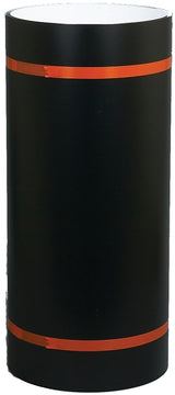 Amerimax 6911435 Trim Coil, 50 ft L, 0.021 Gauge, Aluminum, Black/White, Painted