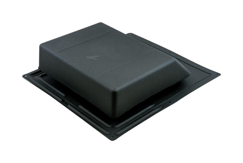 Air Vent 14.9 in. H X 16.6 in. W X 28 in. L X 9 in. D Black Plastic Roof Vent, Pack of 6