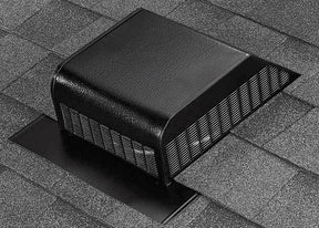 Air Vent 3.6 in. H X 15 in. W X 16 in. L X 9 in. D Black Aluminum Roof Vent Assembly, Pack of 6