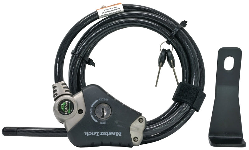 Orca ORCPYC Master Lock Cable, 6 ft L Cable, Steel Cable