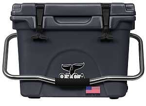 Orca ORCCH020 Cooler, 20 qt Cooler, Plastic, Charcoal, 10 days Ice Retention