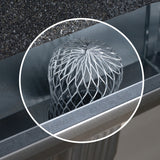 Amerimax 2.8 in. W X 3 in. L Gray Aluminum Gutter Strainer 1 pk