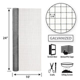 Garden Craft 24 in. H X 10 ft. L Galvanized Steel Hardware Cloth 1/4 in.
