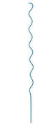 MAT Holding 901267BL6 Twisted Garden Stake, 60 in L, Steel, Blue, Powder-Coated, Pack of 6