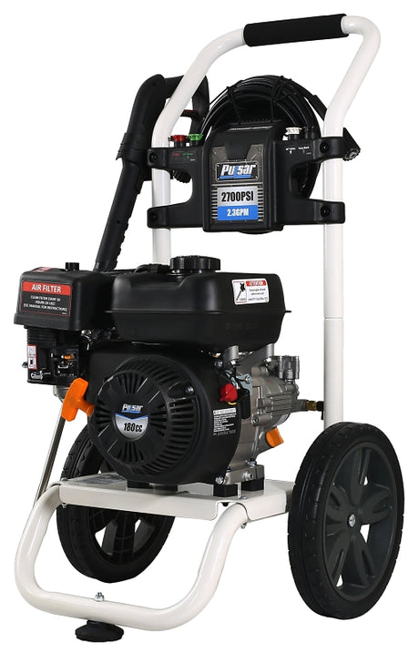Pulsar PWG2700H19 Pressure Washer, 12 in Dia Wheel, Gasoline, 5 hp, OHV Engine, 180 cc Engine Displacement, 2.3 gpm