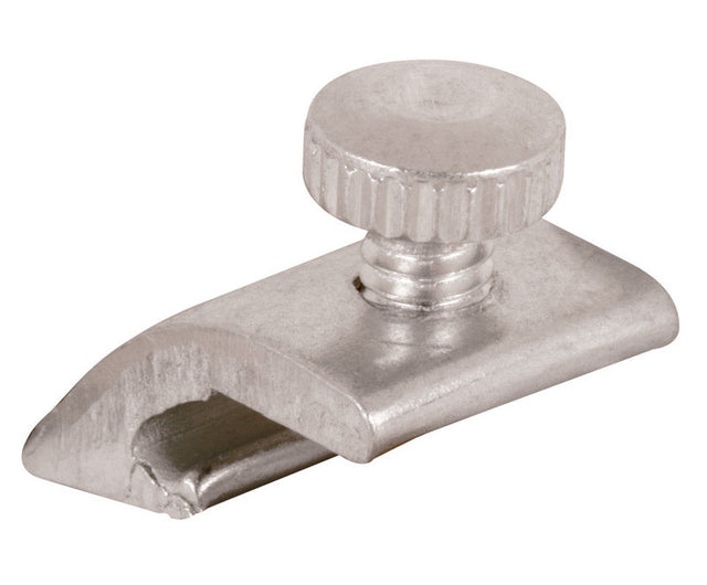 Prime-Line Mill Aluminum Storm Door Panel Clip For 1/2 inch 8 pk, Pack of 6