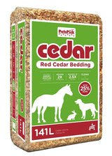PetsPick 2.0P5PK Livestock Bedding, Cedar, Red