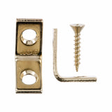 Ace 3/4 in. H X 1/2 in. W X 3/4 in. D Brass Inside L Corner Brace, Pack of 5