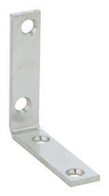 Ace 2-1/2 in. H X 5/8 in. W X 2-1/2 in. D Zinc Inside L Corner Brace, Pack of 25