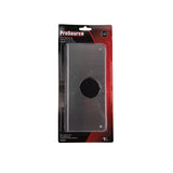 ProSource HSH-048SBN-PS Door Reinforcer, 2-3/8 in Backset, 1-3/8 in Thick Door, Steel, Satin Nickel, 9 in H, 4 in W