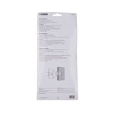 ProSource HSH-048SBN-PS Door Reinforcer, 2-3/8 in Backset, 1-3/8 in Thick Door, Steel, Satin Nickel, 9 in H, 4 in W