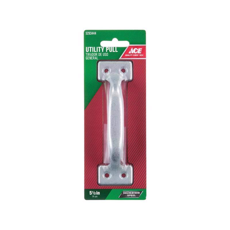 Utility Pull Ace 5.5 in. L Galvanized Black Steel Utility Pull – Mrosupreme.com