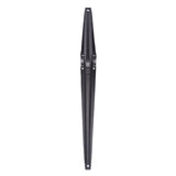 Hampton Black Steel Shelf Support 18 Ga. 10 in. L 100 lb, Pack of 10