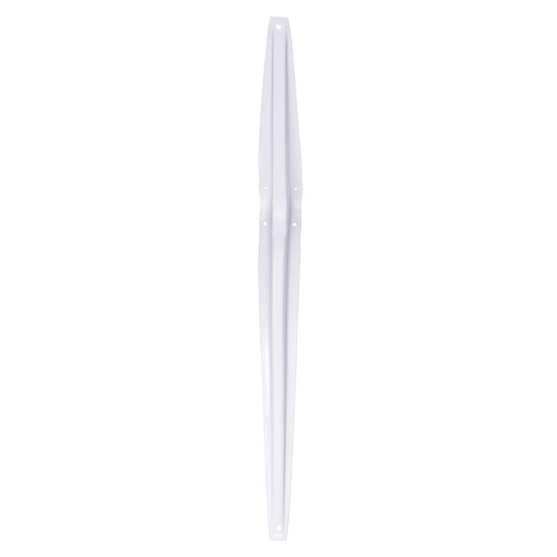 Hampton White Steel Shelf Support 18 Ga. 12 in. L 100 lb, Pack of 10