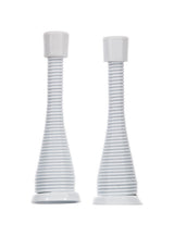 Ace 3 in. W Metal White Spring Broad Base Door Stop Mounts to door and wall 1/8 in., Pack of 5