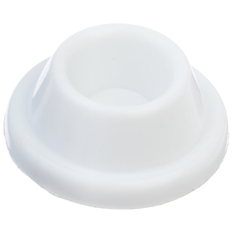 Ace 1-7/8 in. W Plastic White Wall Door Stop Mounts to door and wall 0 in.