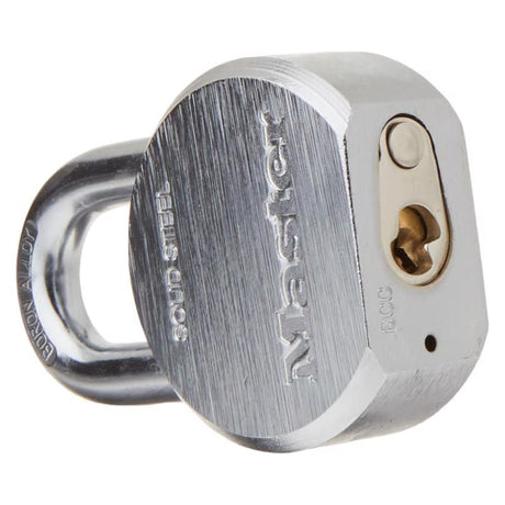 Master Lock 2-3/16 in. H X 2-1/2 in. W Steel Dual Ball Bearing Locking Weather-Resistant Padlock