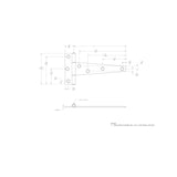 Ace 5 in. L Zinc-Plated Light Duty T Hinge 2 pk, Pack of 5