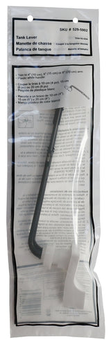 ProSource PMB-208-3L Toilet Flush Lever, Front, 8 in L Flush Arm, Plastic