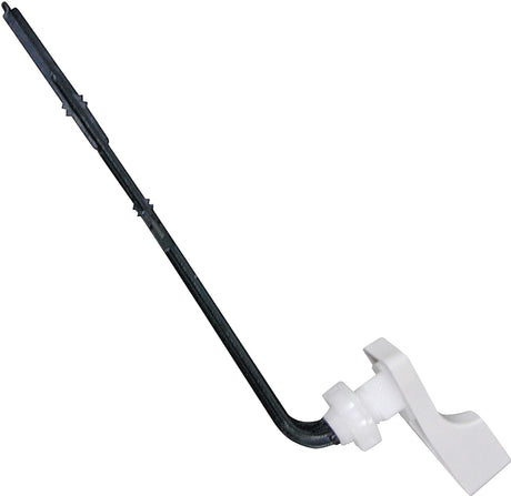 ProSource PMB-208-3L Toilet Flush Lever, Front Mounting, 8 in L Flush Arm, Plastic