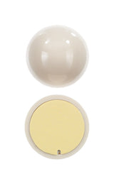 Ace 2-3/8 in. W Plastic Almond Wall Door Stop Mounts to wall 0 in., Pack of 5