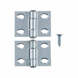 Ace 2.75 in. W X 1 in. L Zinc Plated Silver Zinc Narrow Hinge 2 pk, Pack of 5