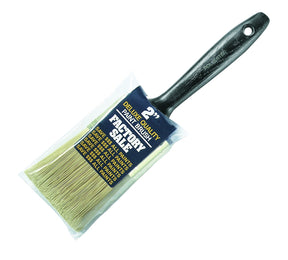 Wooster P3972-2 Paint Brush, 2 in W, Flat Brush, 2-7/16 in L Bristle, Polyester Bristle, Beavertail Handle