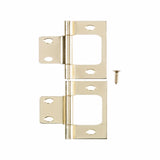 Ace 2.75 in. W X 3 in. L Bright Brass Brass Non-Mortise Hinge 2 pk, Pack of 5