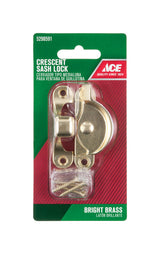 Ace Brass Sash Lock 1 pk, Pack of 5