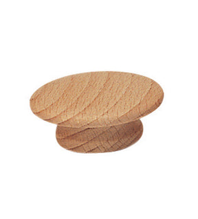 Waddell Traditional Round Furniture Knob 1-1/2 in. D .5 in. Unfinished 2 pk, Pack of 10