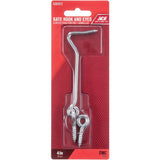 Ace 0.73 in. L Zinc Gate Hook and Eye 1 pk, Pack of 5